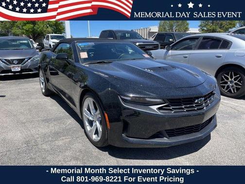 Black 2023 Chevrolet Camaro RWD Convertible LT1