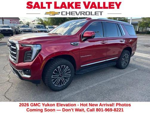Volcanic Red Tintcoat 2026 GMC Yukon 4WD Elevation