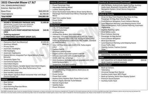 2022 Chevrolet Blazer 3LT