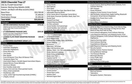 2025 Chevrolet Trax LT