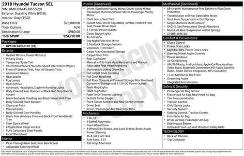 2018 Hyundai TUCSON SEL