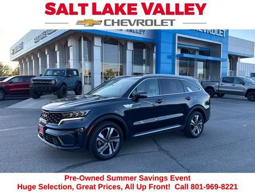 Gravity Blue 2022 Kia Sorento Plug-In Hybrid SX