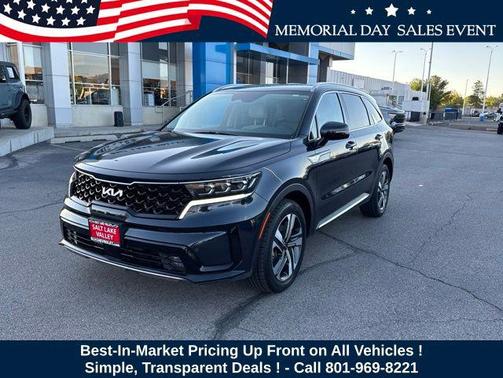 Gravity Blue 2022 Kia Sorento Plug-In Hybrid SX