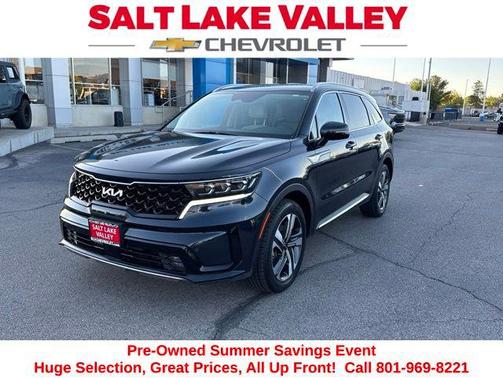 Gravity Blue 2022 Kia Sorento Plug-In Hybrid SX