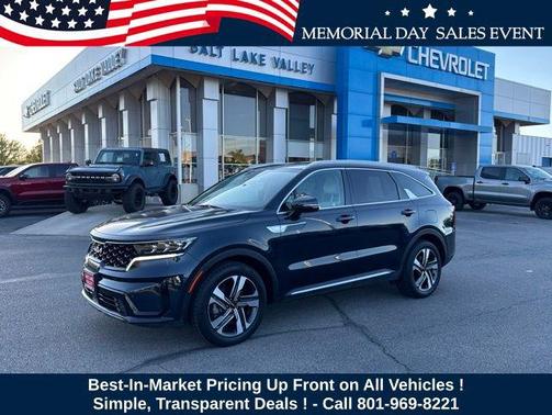 Gravity Blue 2022 Kia Sorento Plug-In Hybrid SX