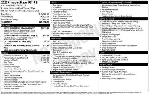 2025 Chevrolet Blazer RS