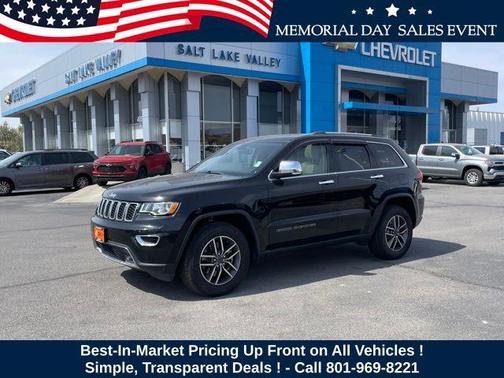 Diamond Black Crystal Pearlcoat 2021 Jeep Grand Cherokee Limited