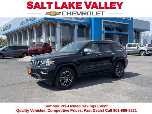 Diamond Black Crystal Pearlcoat 2021 Jeep Grand Cherokee Limited
