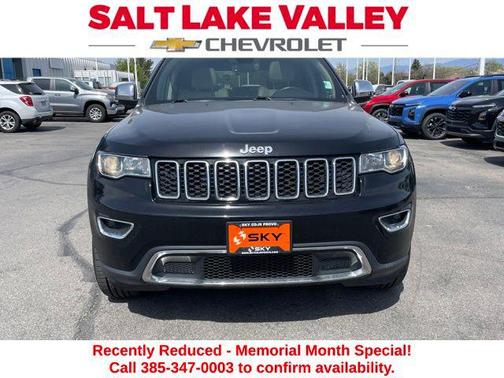 Diamond Black Crystal Pearlcoat 2021 Jeep Grand Cherokee Limited