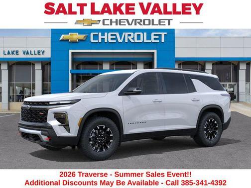 Polar White Tricoat 2026 Chevrolet Traverse AWD Z71