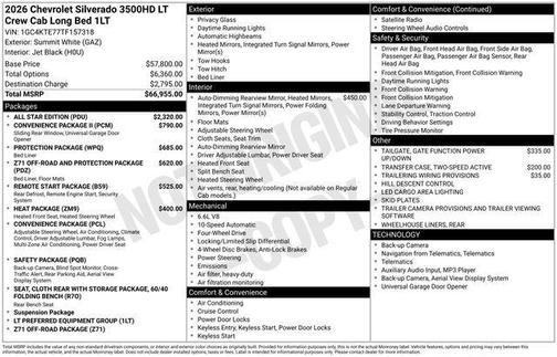 2026 Chevrolet Silverado 3500 LT