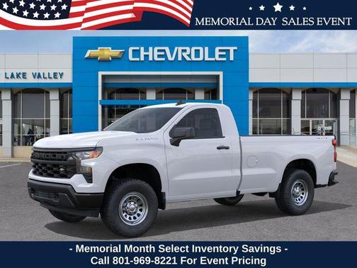 Summit White 2026 Chevrolet Silverado 1500 WT