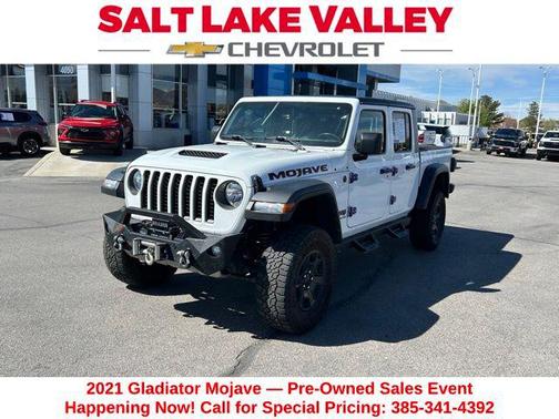 Bright White Clearcoat 2021 Jeep Gladiator Mojave 4x4
