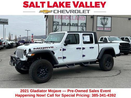 Bright White Clearcoat 2021 Jeep Gladiator Mojave 4x4