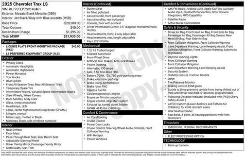 2025 Chevrolet Trax LS