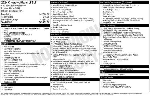 2024 Chevrolet Blazer 3LT