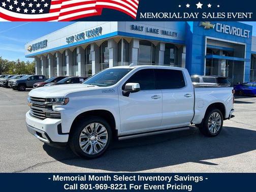 Iridescent Pearl Tricoat 2021 Chevrolet Silverado 1500 High Country