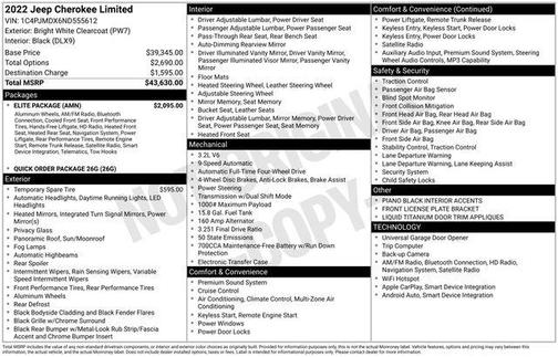 2022 Jeep Cherokee Limited