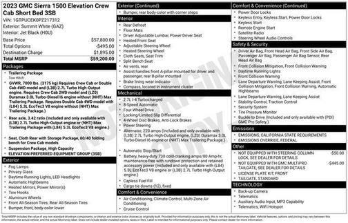 2023 GMC Sierra 1500 Elevation