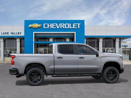 Sterling Gray Metallic 2026 Chevrolet Silverado 1500 Custom Trail Boss