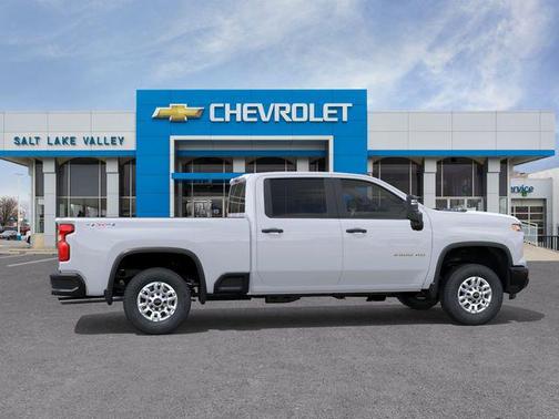 Summit White 2026 Chevrolet Silverado 2500 Crew Cab, Standard Bed, WT, 4WD