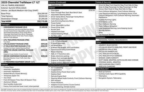 2025 Chevrolet Trailblazer LT