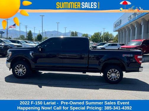 Antimatter Blue Metallic 2022 Ford F-150 Lariat