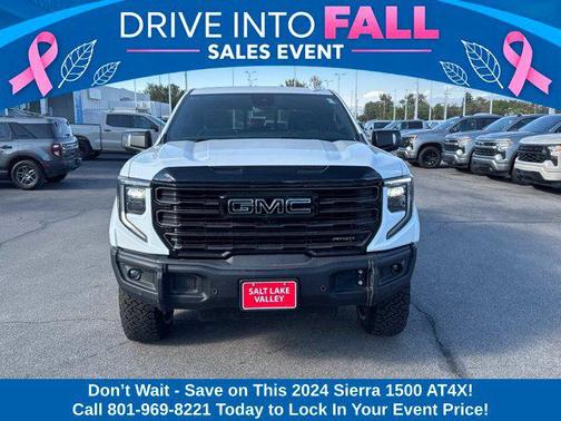 Summit White 2024 GMC Sierra 1500 AT4X