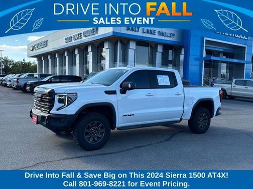 Summit White 2024 GMC Sierra 1500 AT4X