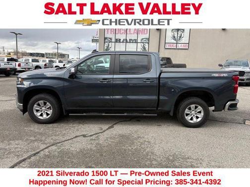Shadow Gray Metallic 2021 Chevrolet Silverado 1500 LT