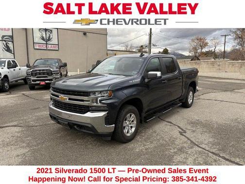 Shadow Gray Metallic 2021 Chevrolet Silverado 1500 LT