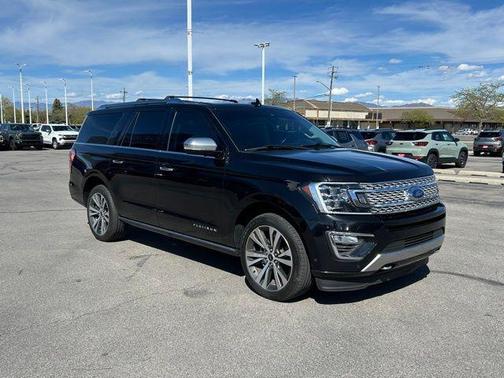 Agate Black Metallic 2021 Ford Expedition Max Platinum
