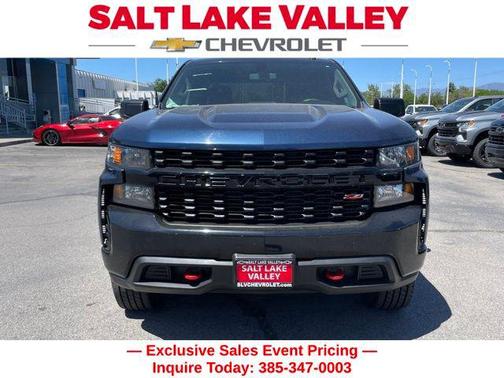 Blue Metallic 2021 Chevrolet Silverado 1500 Custom Trail Boss