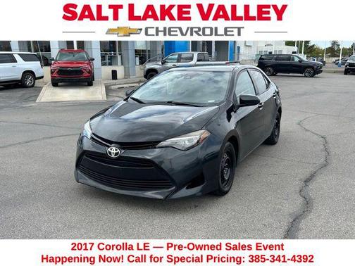 Black Sand Pearl 2017 Toyota Corolla LE