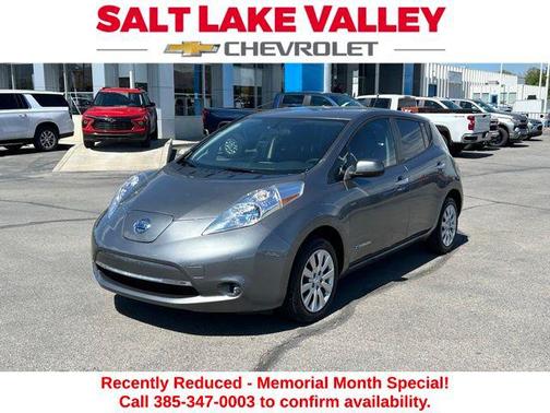 Gun Metallic 2014 Nissan Leaf S