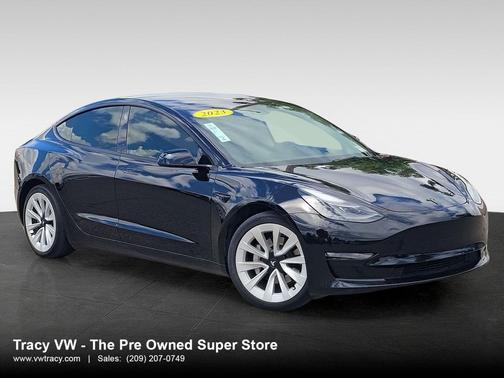 Solid Black 2023 Tesla Model 3 Long Range