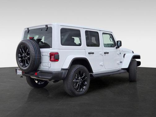 Bright White Clearcoat 2025 Jeep Wrangler 4xe Sahara