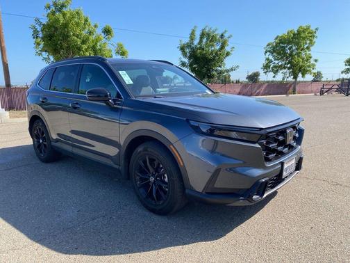 Gray 2025 Honda CR-V Hybrid Sport FWD