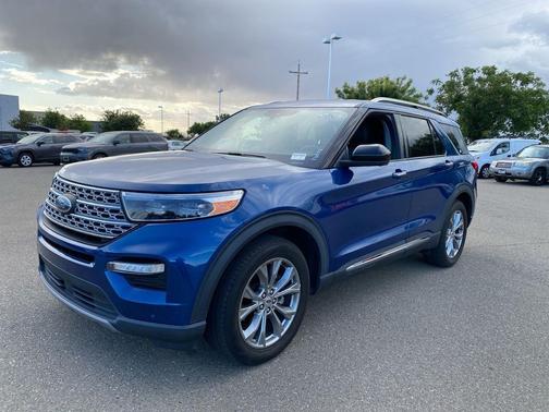 ATLAS BLUE METALLIC 2023 Ford Explorer Limited