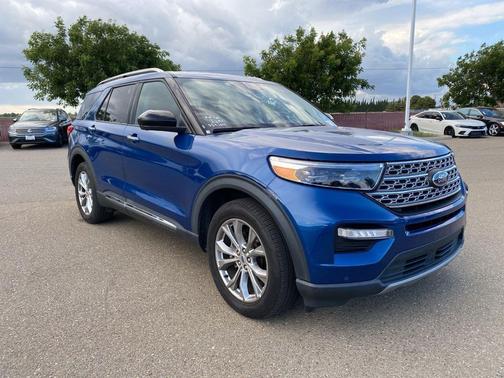 ATLAS BLUE METALLIC 2023 Ford Explorer Limited