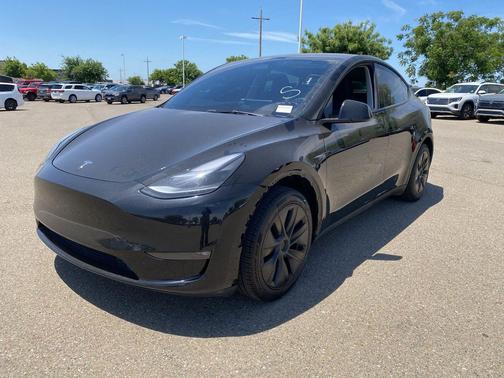 Solid Black 2025 Tesla Model Y Long Range Dual Motor All-Wheel Drive