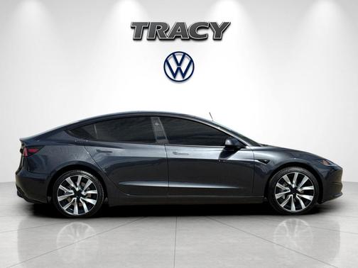 Stealth Grey 2025 Tesla Model 3 Long Range