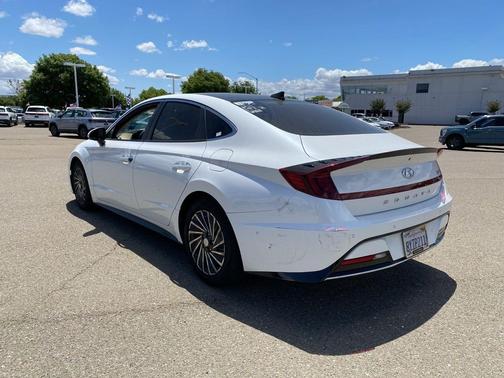 Hyper White 2022 Hyundai SONATA Hybrid Limited