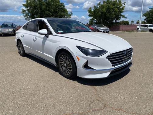 Hyper White 2022 Hyundai SONATA Hybrid Limited