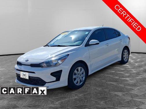 Clear White 2021 Kia Rio S