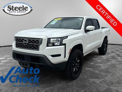 Glacier White 2022 Nissan Frontier SV