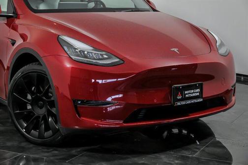 Red Multi-Coat 2021 Tesla Model Y Long Range Dual Motor All-Wheel Drive