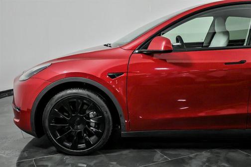 Red Multi-Coat 2021 Tesla Model Y Long Range Dual Motor All-Wheel Drive