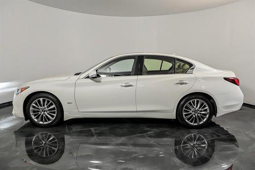 Majestic White 2019 INFINITI Q50 3.0t LUXE