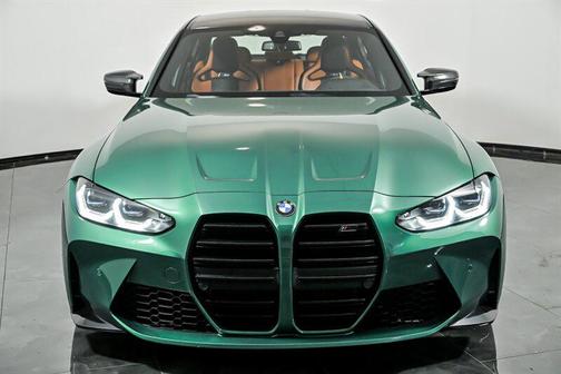 Isle of Man Green Metallic 2021 BMW M3 Competition